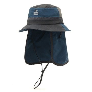 CHUMS Kids Sunshade Hat戶外帽 Navy Crazy CH251075C075