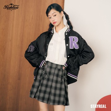 ROCKCOCO 新學院風飛行外套 - 黑