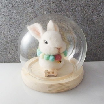 白兔客製化羊毛氈