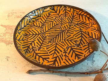 吉葉陶製圓盤_陶器餐盤