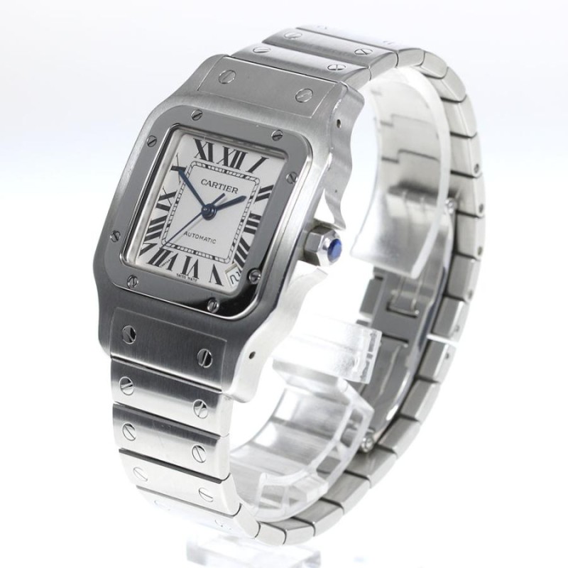 ☆良品【CARTIER】カルティエ サントスガルベXL デイト W20098D6 自動巻き メンズ | LINEショッピング