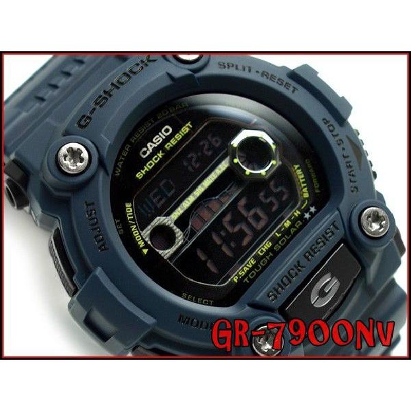 カシオG-SHOCK GW-7900NV 電波ソ－ラ－ デジタル-