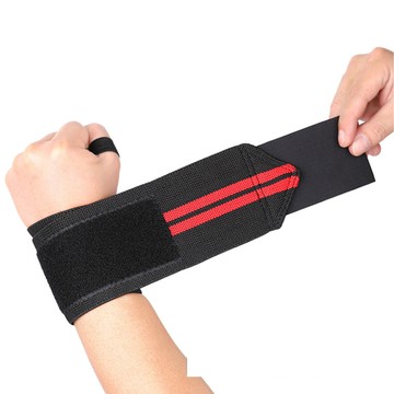 杰恆los1680運動男女舉重健身繃帶助力護手腕器械訓練纏繞加壓護腕帶