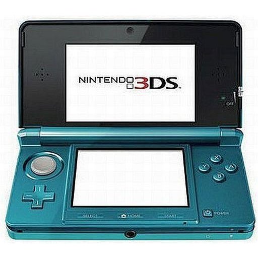 中古ニンテンドー3DSハード ニンテンドー3DS本体 アクアブルー(状態