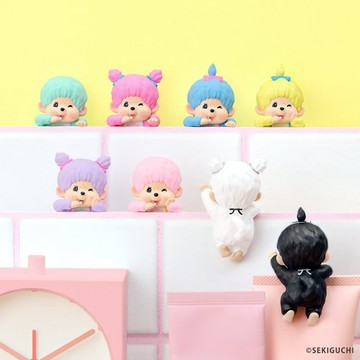 HIPPERS Monchhichi 聯名公仔 彩虹電眼 (盒裝12入)