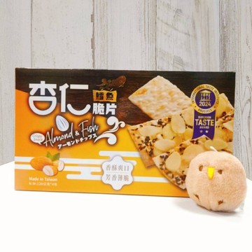 COSTCO 好市多 台灣 大田海洋 鱈魚杏仁脆片 鱈魚 杏仁 脆片 魚香 非油炸 黑芝麻 白芝麻 120公克 4入