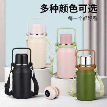 316大容量保溫杯戶外便攜手提壺不銹鋼茶水分離泡茶保溫保冷水杯