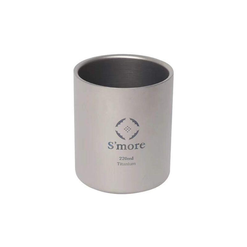 S'more(スモア) Titanium Mug double チタンカップ チタンカップ コップ チタンコップ ダブル チタン製 アウトド