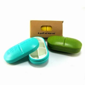 【iSFun】色彩藥片＊造型款藥盒/隨機色2入