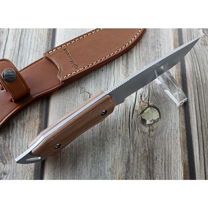 マセリン 982 LG ハンティング ウォールナット シースナイフ,Maserin HUNTING Walnut Fixed knife