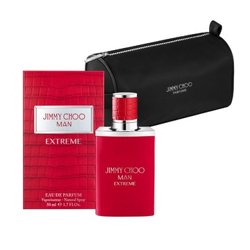 【JIMMY CHOO】極致男性淡香精50ml(贈JIMMY CHOO盥洗包.附紙袋)