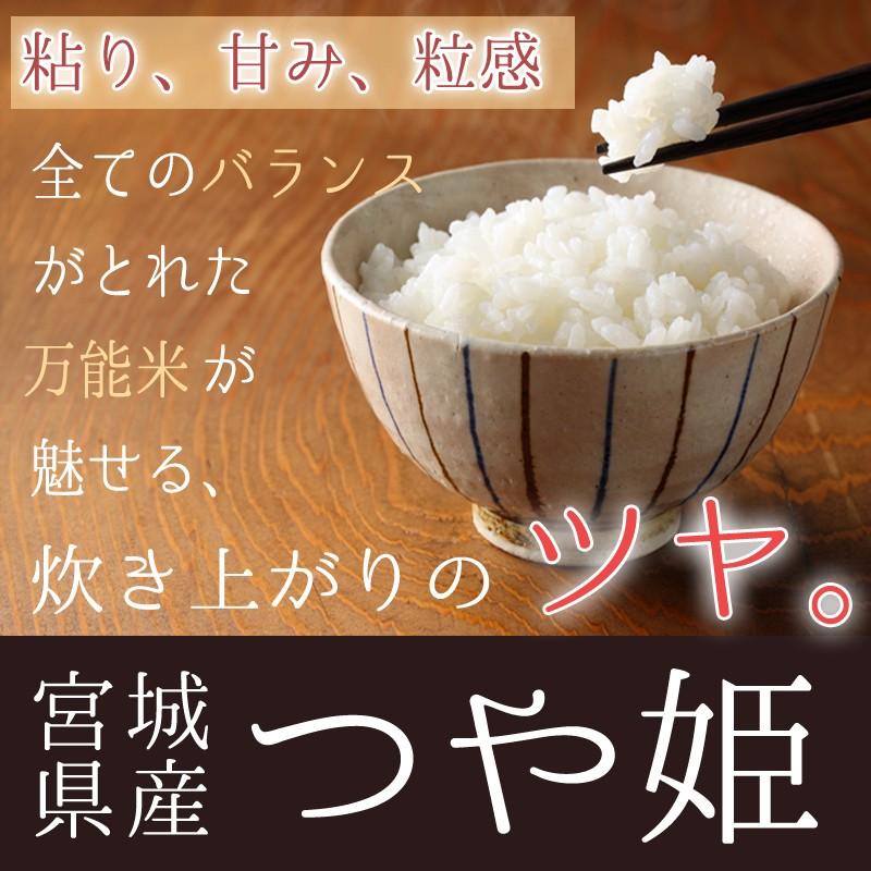 新米  令和5年産　米10kg　   宮城県産つや姫 10kg （5ｋｇ×2） 送料無料 米 お米 精米　白米