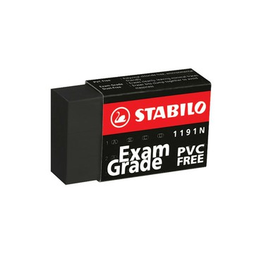 STABILO 德國天鵝 思筆樂 黑色環保橡皮擦 小 36入 /盒 1191N｜領券最高折$220