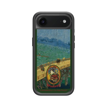 iPhone Air Mod NX -邊框背蓋組合 (相機按鈕) 黑 - Van Gogh Museum - 雨中橋 - 畫框