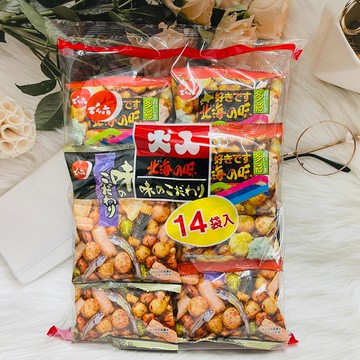 日本 天六 北海之味 什錦豆果子 14小袋入 320g｜全店$199免運