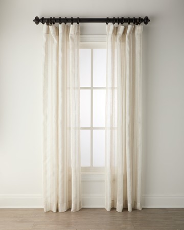 Flutter Sheer Drapery Panel, 96"