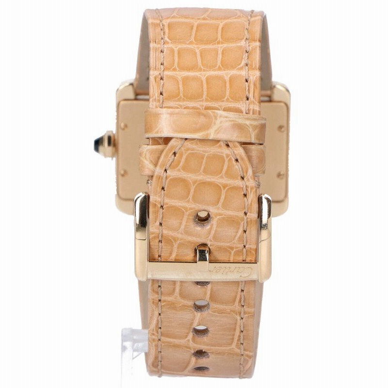 美品/ Cartier カルティエ W6300356 750YG ミニタンク ディヴァン 