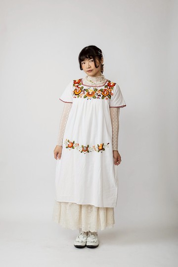 墨西哥刺繡洋裝.Mexican Folk Dress【初戀販賣所】Vintage.B721