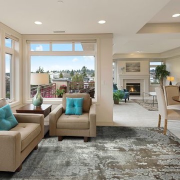 【山德力】斑駁工業風大地毯 300X400cm 砌影