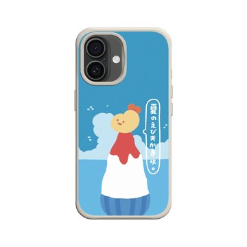 iPhone 16 SolidX 貝殼灰 - 瘋狂眼珠 Crazy Eyes - 炸蝦日式清冰