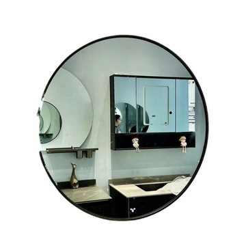 批發時空隧道鏡LED洗手臺智能化妝裝飾鏡創意設計發光深淵浴室鏡[DD150110]