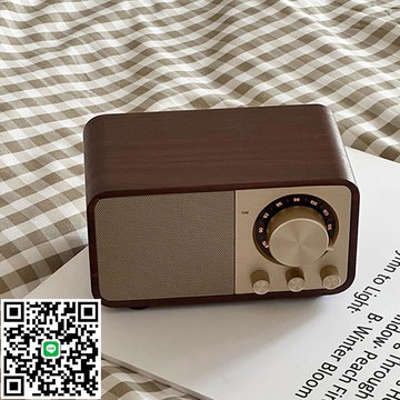 【非禮也】店主自留款 音質超好的復古胡桃木色音箱收音機