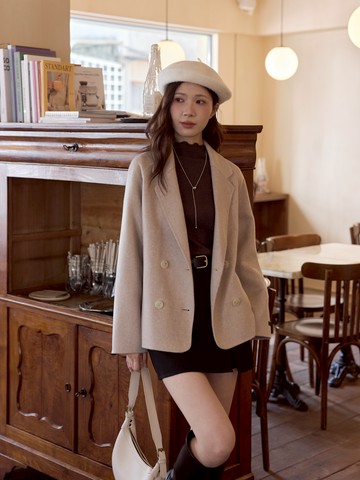 質感羊毛百搭貝蕾帽