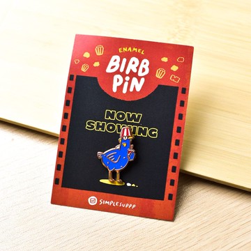 爆米花鳥別針 (Popcorn Birb)
