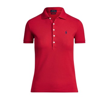 女生修身棉質短袖POLO衫