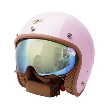 EVO 安全帽 CA-312 CA-312s 復古帽 簡約內鏡帽 簡約系列 櫻花粉 內墨鏡 半罩 全拆洗 正版授權