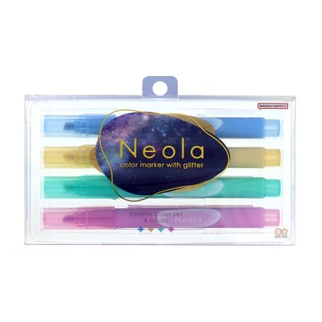 Neola 碎鑽閃亮馬克筆4入組