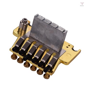 Toyutw)電吉他鎖雙顫音系統套裝吉他琴橋金