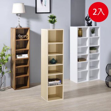【好傢俱】多功能小空間六層置物櫃 (2入組)