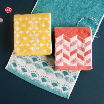 今治緣織浴巾|60X120CM|吸水親膚| 立體花色|留言小卡|禮品毛巾