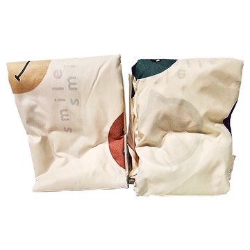 Blue Cat 藍貓 銀離子抗菌 台灣製  床包 + 薄被套  6 x 6.2尺  微微一笑