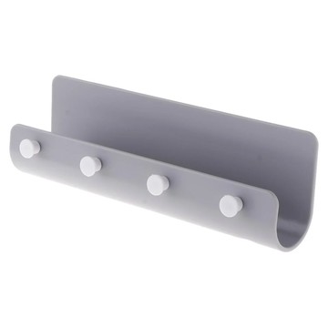 E.dot 多功能鑰匙掛勾收納架 21.5 x 7 x 4cm 130g  灰色  1個