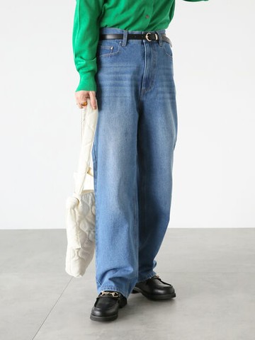 經典刷色牛仔長褲(FD33L0F0380) - Lugnoncure