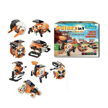 Pro'sKit 寶工科學玩具 淘氣小8 八變太陽能機器人 /組 GE-619【APP滿額下單10%點數(單一帳號最高5000點)】1/31止