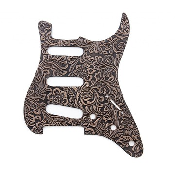 RightOn 電吉他 Stratocaster Style 真皮保護貼板 米色