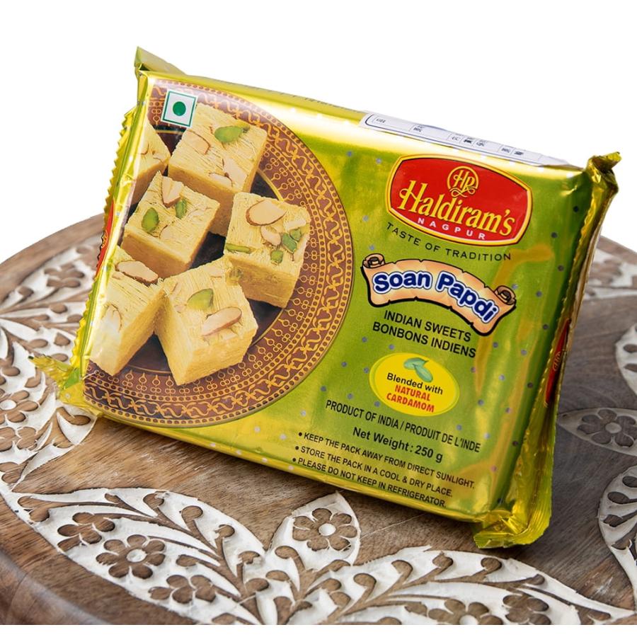 インド お菓子 インドのお菓子 ハルディラム ソーンパプディ ソアンパブディ ピスタチオ リッチ − SOAN PAPDI