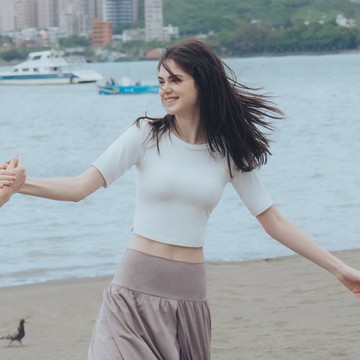 【MACACA】漫舞包覆BRA TOP - AIG2773 白