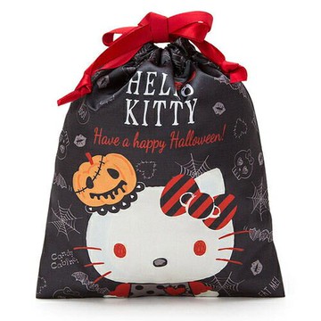【震撼精品百貨】Hello Kitty 凱蒂貓 SANRIO家族暗黑萬聖派對系列縮口袋(KITTY小惡魔) 震撼日式精品百貨