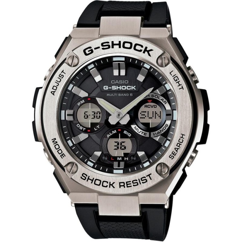 ラッピング可】【即日発送】【新品】CASIO カシオ 腕時計 G-SHOCK Gスチール 海外モデル GST-W110-1A | LINEショッピング