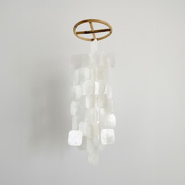 DIY套件|波蘭Restr.(M)-白-方塊|殼牌風鈴手機| #0-394