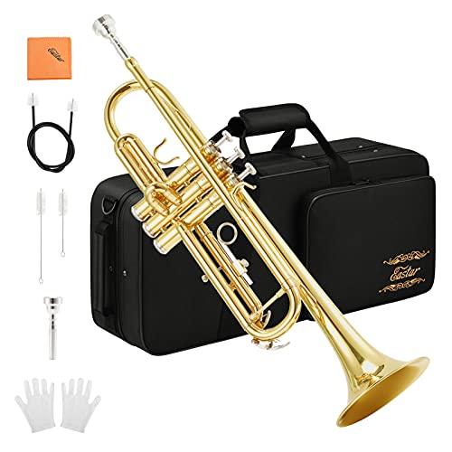 Eastar トランペット Bb調 Trumpet 清潔アクセサリー付