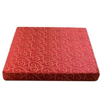 Embrace 英柏絲 和室木椅坐墊 高支撐聚酯棉耐用防滑  56 x 54 x 5cm  貴族紅