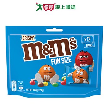 M&M'S脆心牛奶巧克力144G【愛買】