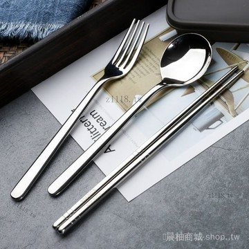 🎇可開發票✨韓式勺子叉子不銹鋼長柄成人湯勺傢用水果叉牛排叉創意勺叉可愛#免運
