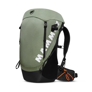 MAMMUT 新款 Ducan 超輕量XD減震透氣登山健行背包 24L(僅850g 附原廠防水背包套)/2530-00310-40245 玉石綠