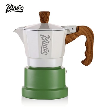 BINCOO 三閥摩卡壺家用迷你濃縮咖啡機咖啡沖泡設備 1Cup/2Cups